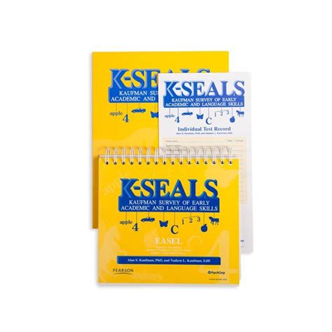 k-seals test scores|k seals kaufman survey.